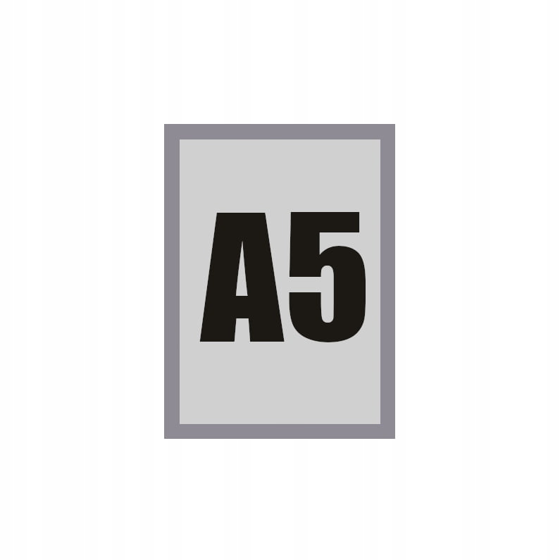 Magnetyczna ramka na plakat MAGNETIC A5 - SREBRNA
