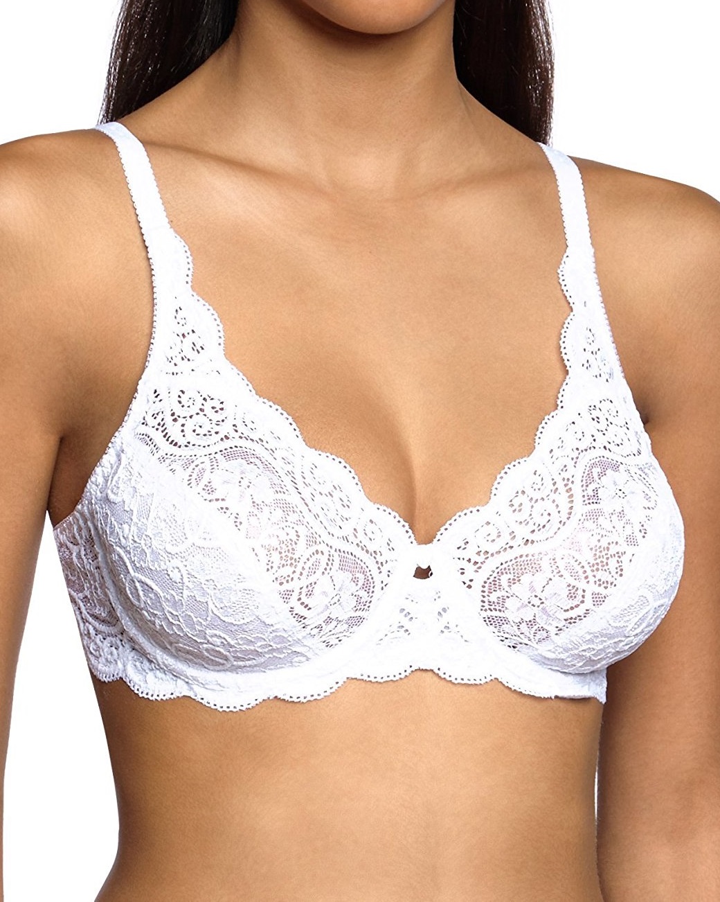 Triumph Amourette 300 W Podprsenka Měkká Krajka S Kosticemi 90B