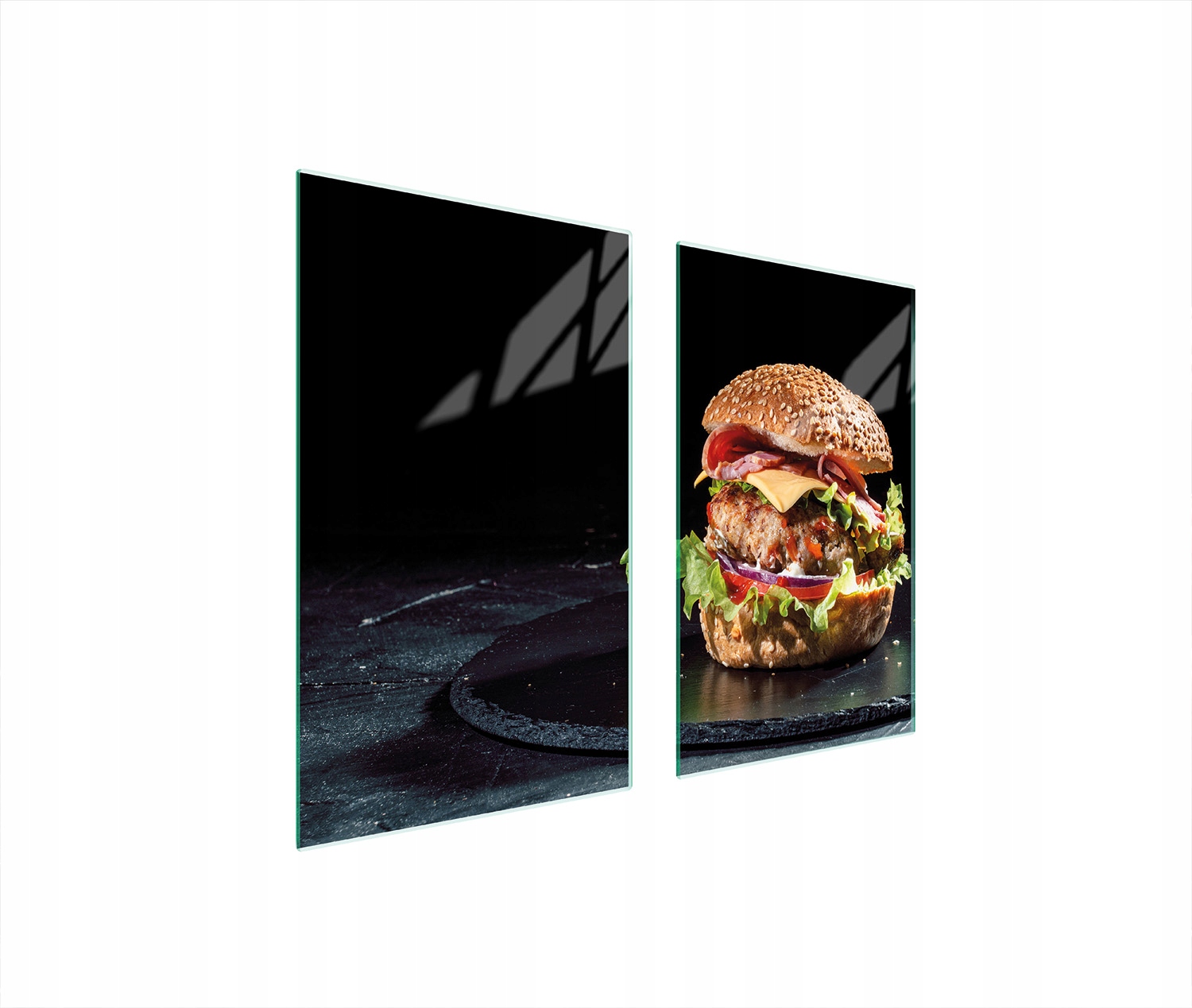 Ochranná Skleněná Deska Na Sporák 75x52 Hamburger Tvrzené Sklo