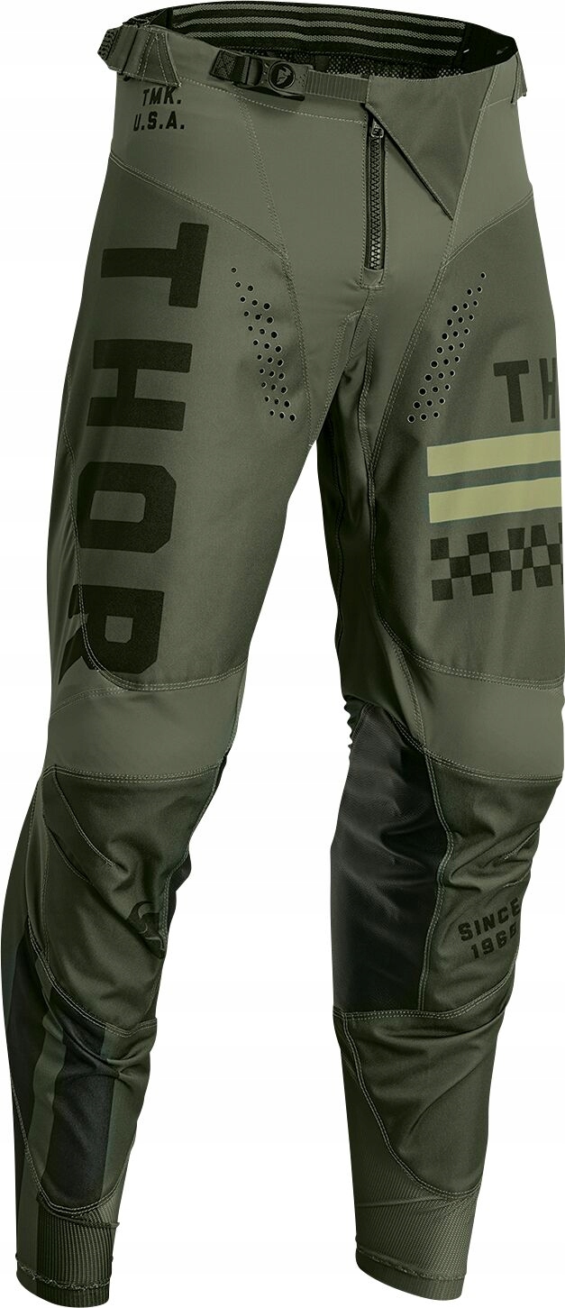 Nohavice Na Crossa Atv Thor Pulse Combat Army Veľ. 32
