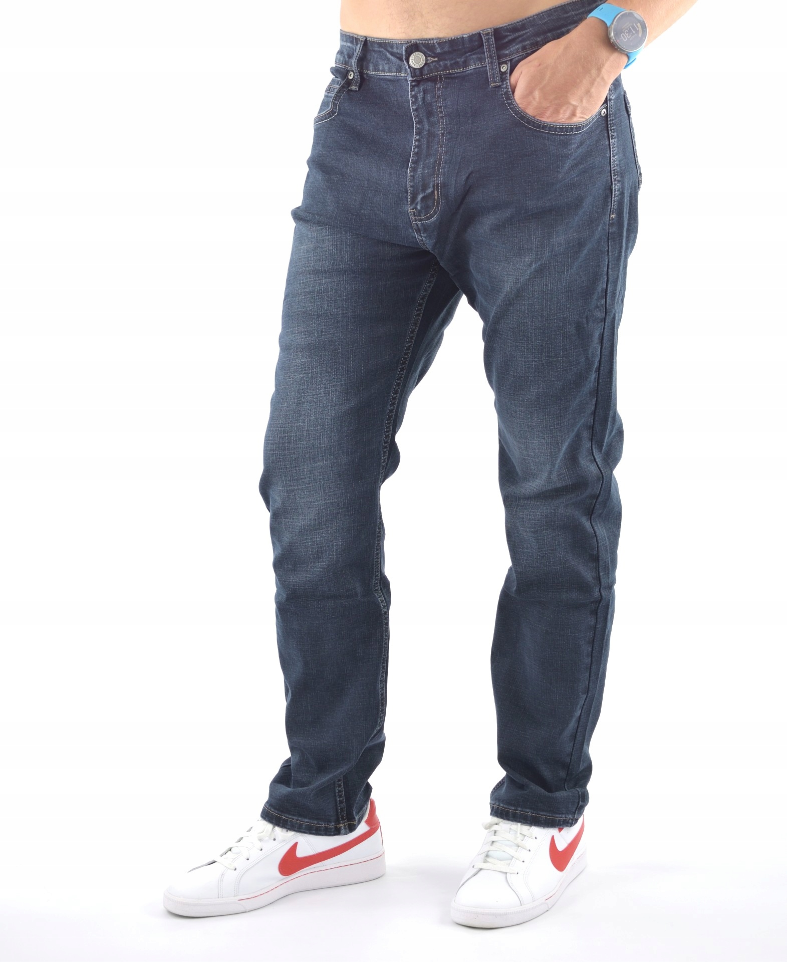 

Spodnie Jeansy Meskie Sarol 37/32 Grafitowo-szare