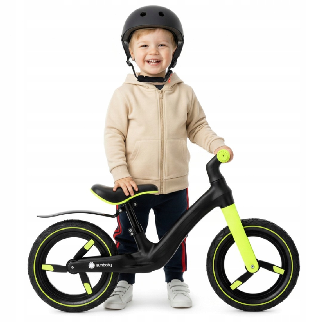 Rowerek biegowy lekki dla dzieci Sport nylonowy Błotnik koła pompowane