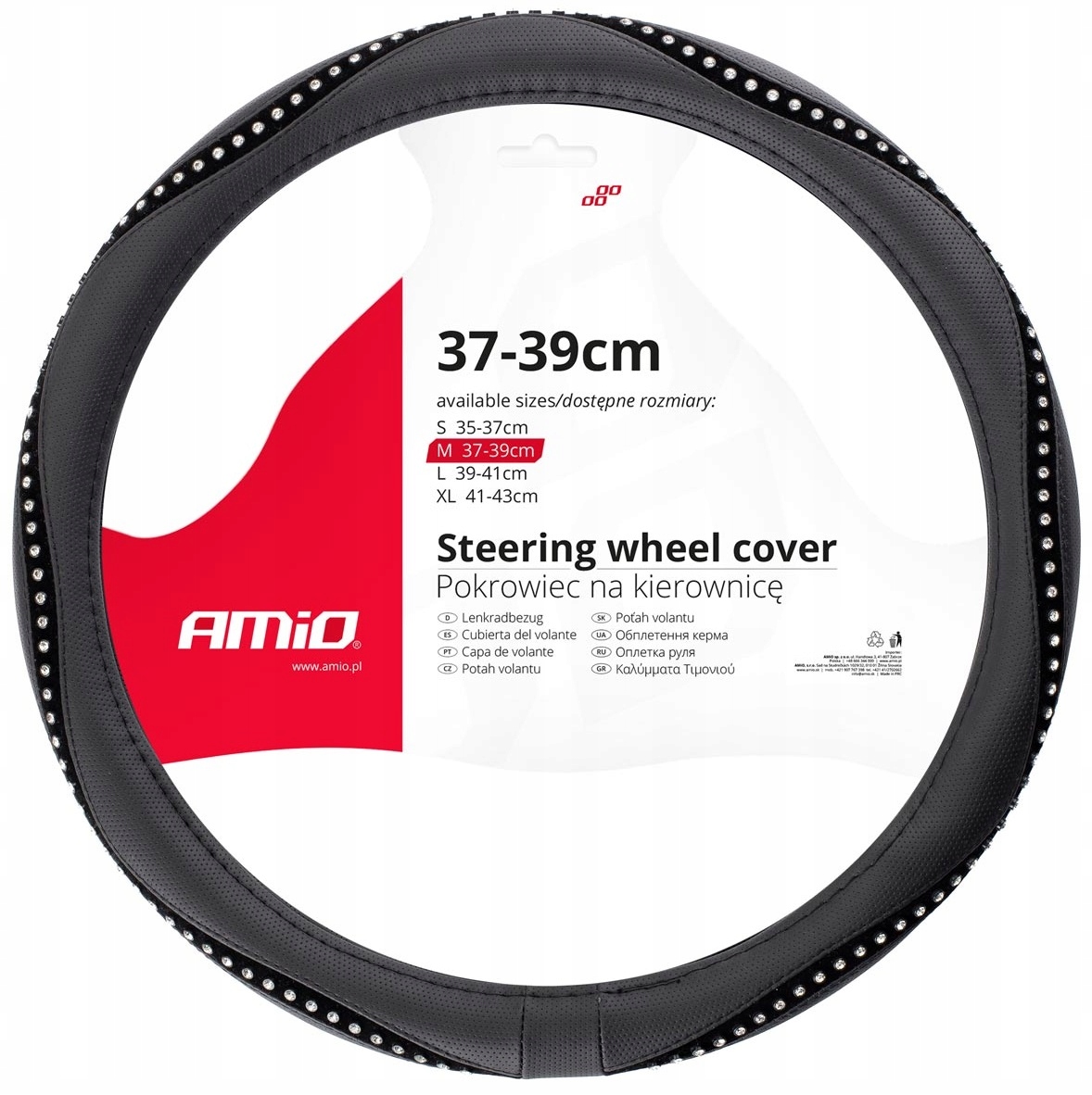 POKROWIEC NAKŁADKA NA KIEROWNICE M 37-39cm CYKORIE