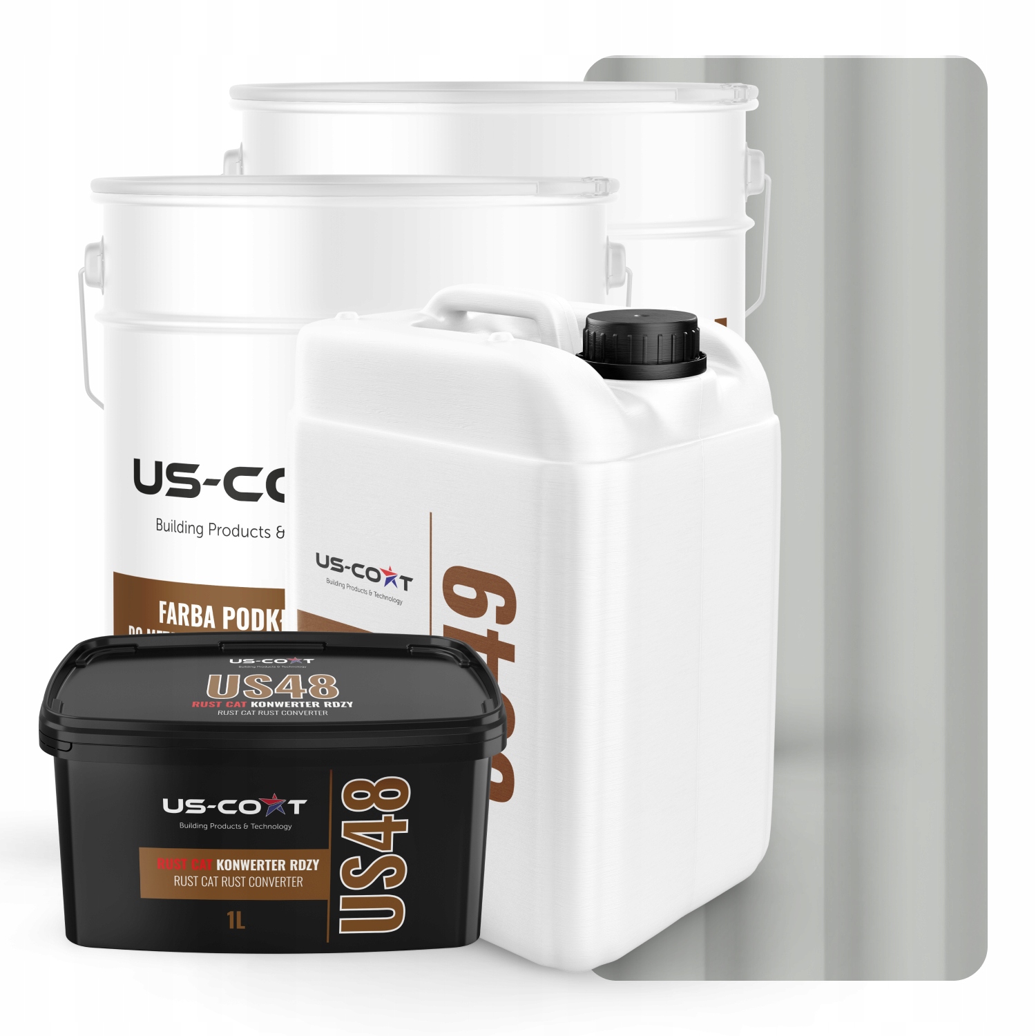 Farba Na Kovovú Strechu Plech Sada Svetlo Šedá Ral 7035 74m2 Lesklá