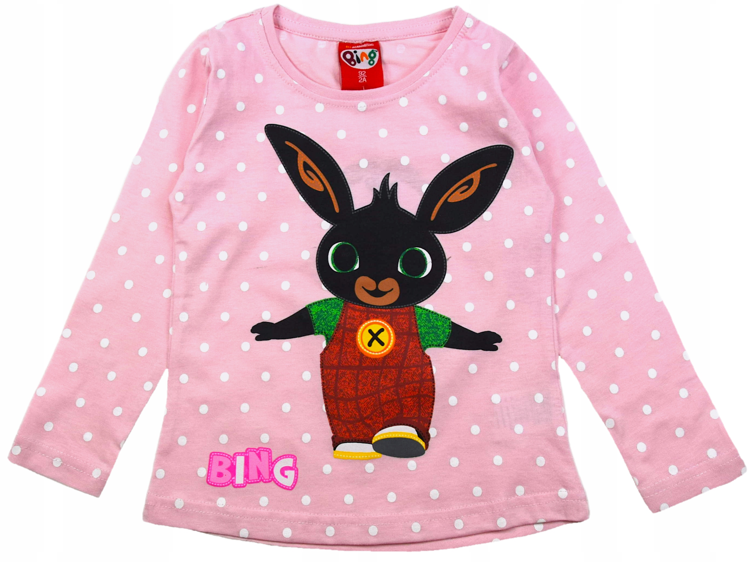 

Bluzeczka T-shirt Bluzka Bing Różowa 116