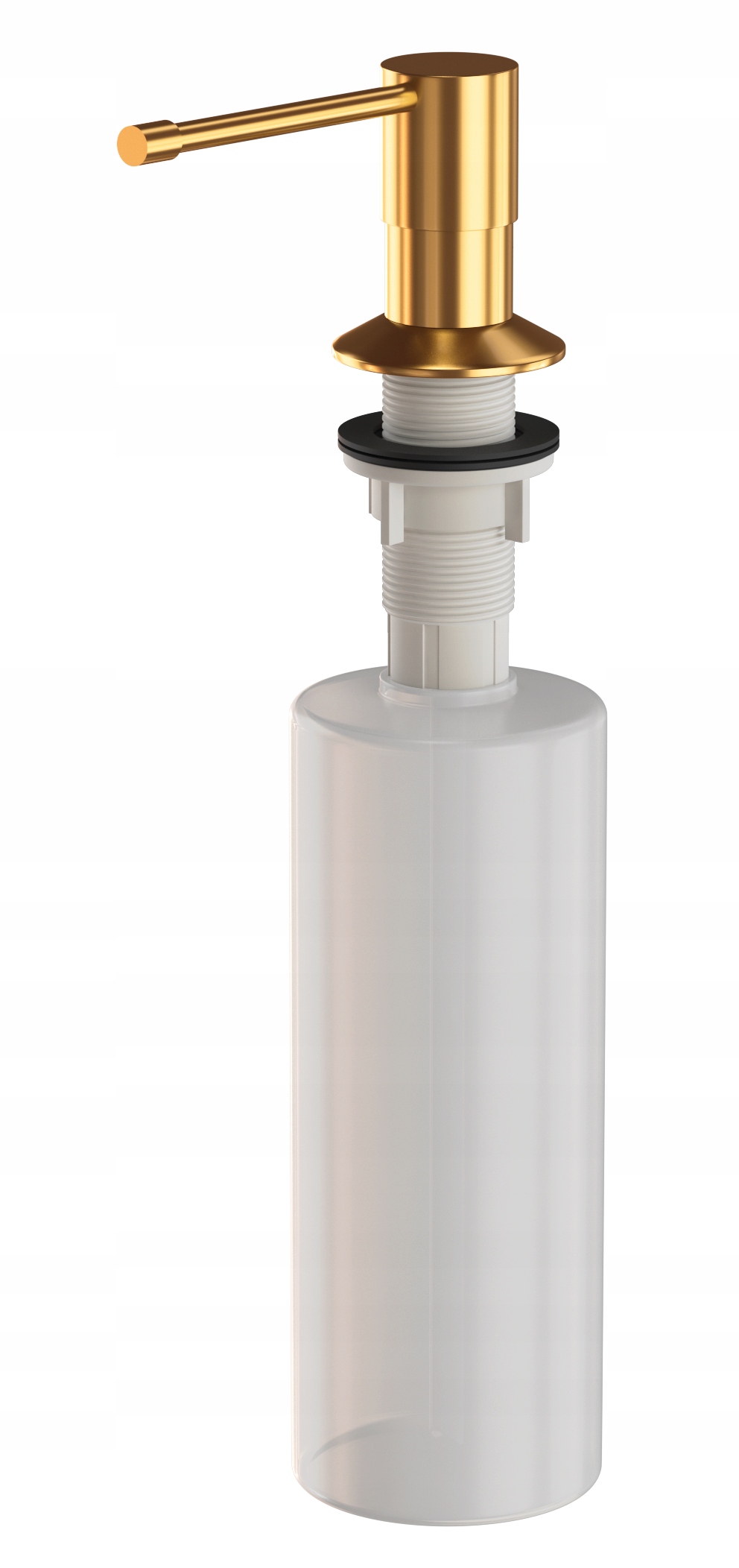 ZŁOTY DOZOWNIK DO ZLEW ZLEWOZMYWAK GRANITOWY Maksymalna średnica otworu do montażu 35 mm