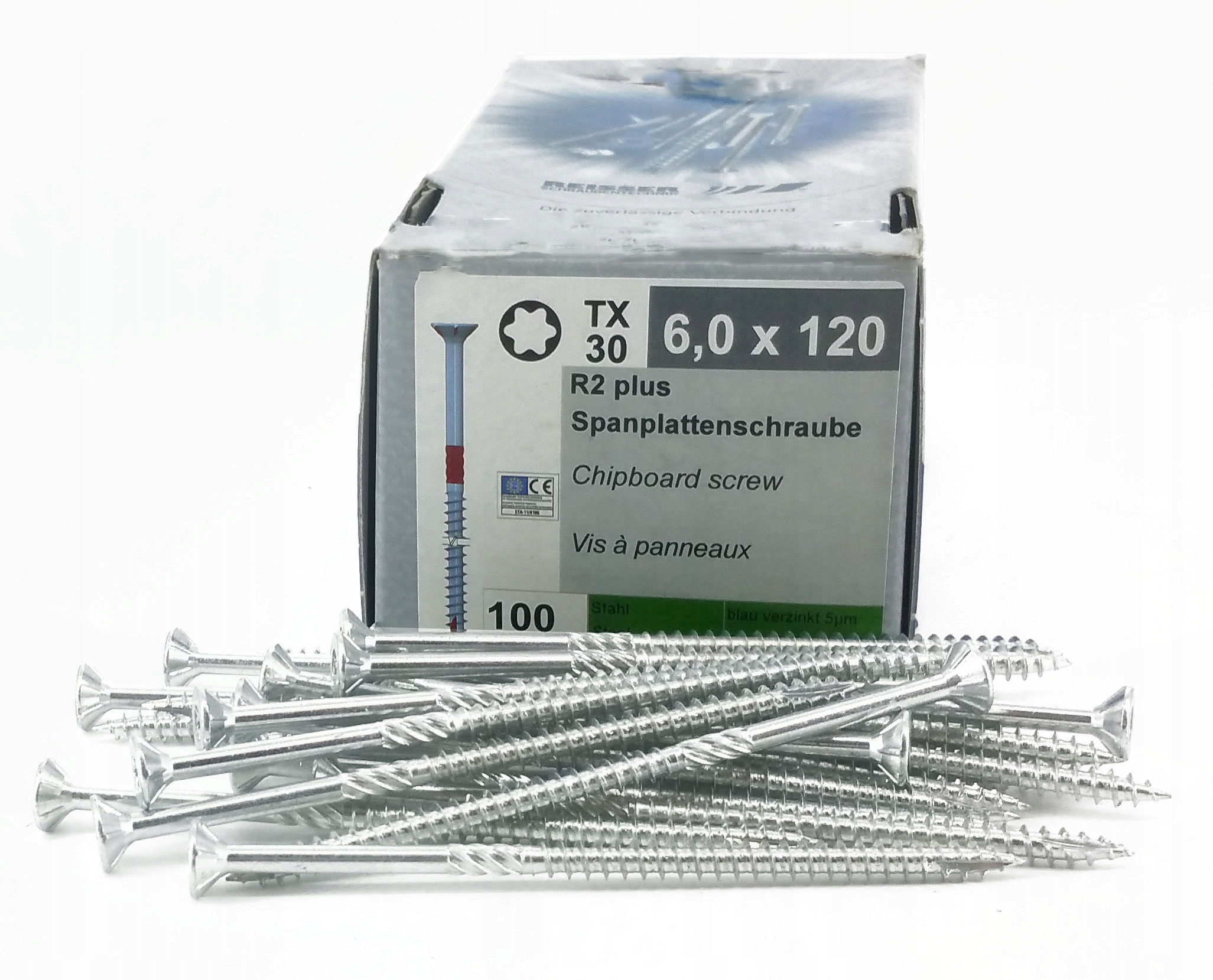 Wkręty Reisser R2Plus 6x120 TX30 100 szt