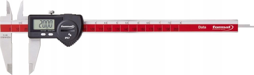 Suwmiarka cyfrowa z DATA Variable i wyjsc.danych,