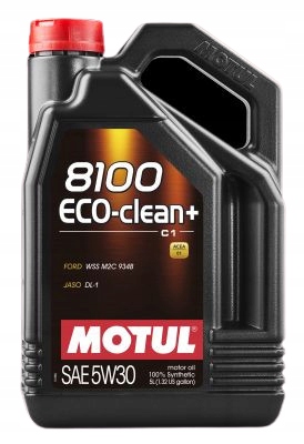 Olej Motul 5V30 5 L 8100 Eco Clean+ C1 Low Saps Wss M2C 934B