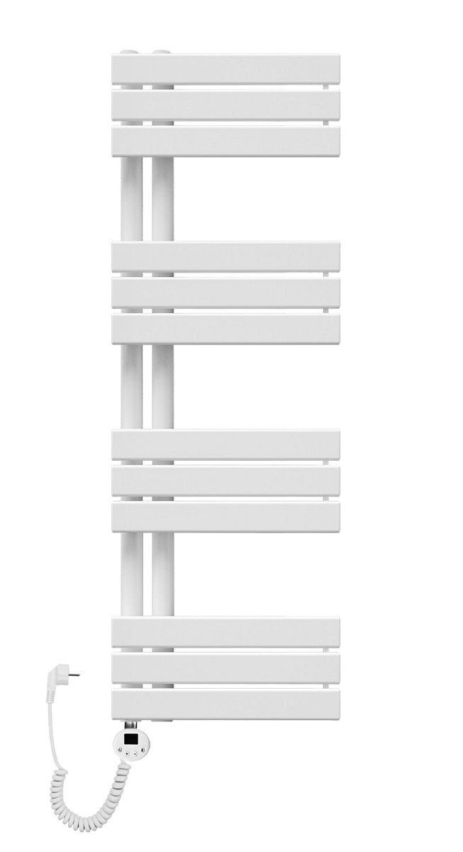 Grzejnik łazienkowy drabinkowy elektryczny Sophia 1180x400 600W biały