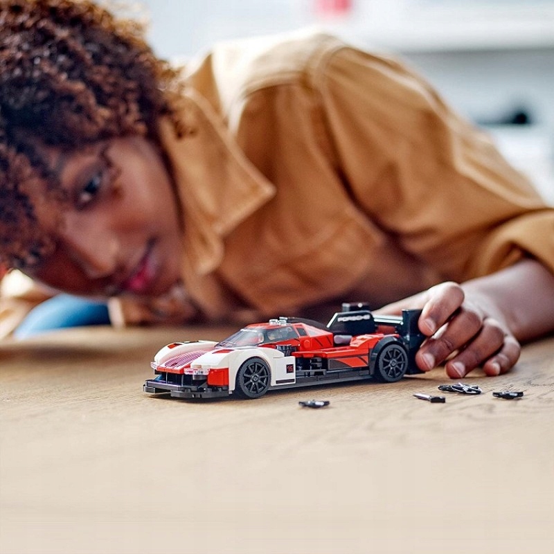 LEGO SPEED CHAMPIONS 76916 PORSHE 963 PREZENT Materiał plastik