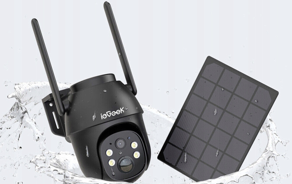 KAMERA SOLARNA ZEWNĘTRZNA KARTĘ 2K 4G LTE GSM 64GB Marka ieGeek