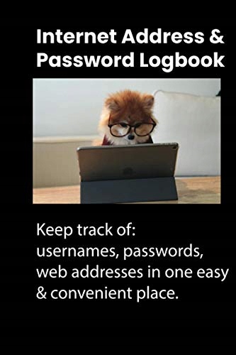 Pro, Tech Internet Address and Password Logbook: Keep track of: usernames,