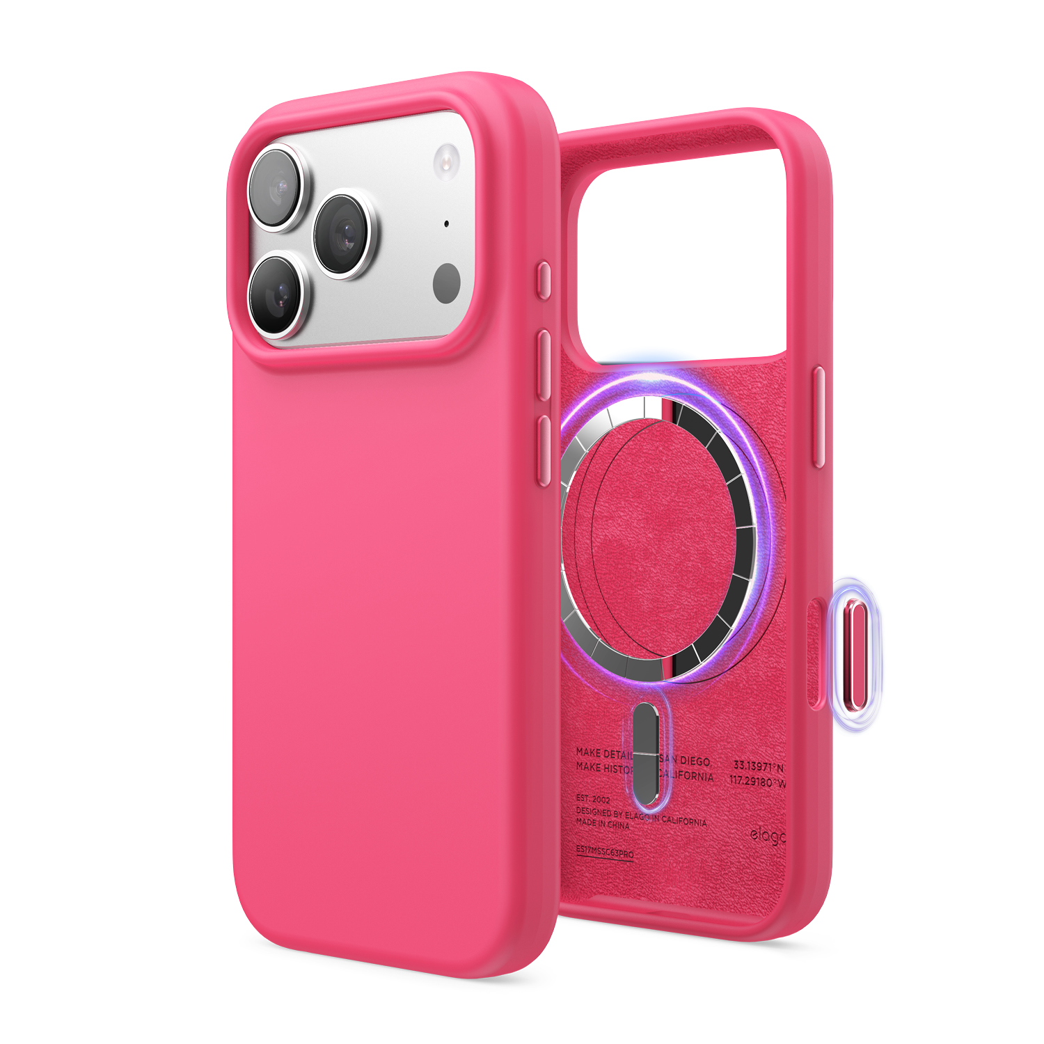 Etui Elago Magsafe Silicon Case do iPhone 17 Pro Ice Pink