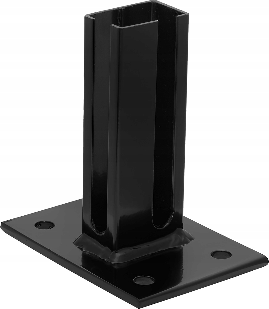 

Pn Podstawa słupka 60x40 mm Ral 9005 rogowa