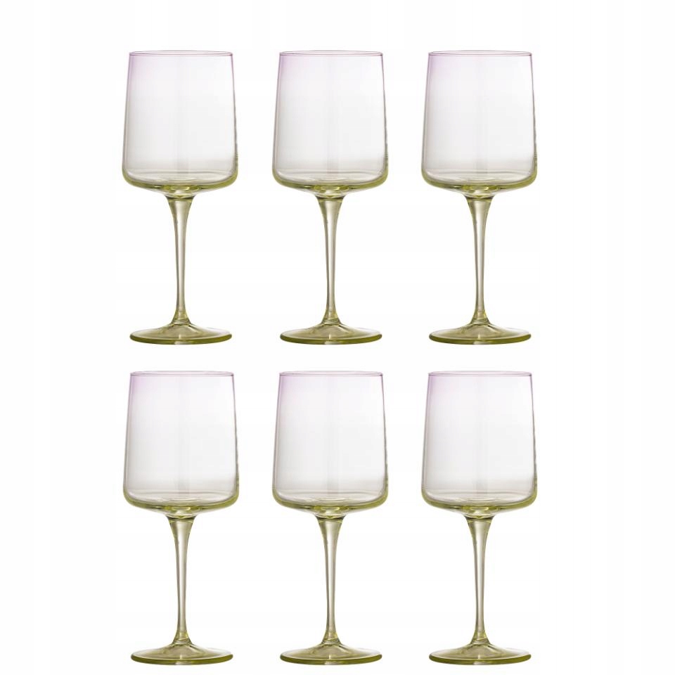 Bloomingville Luciana Barevné Skleničky na víno 430 ml 6 Ks