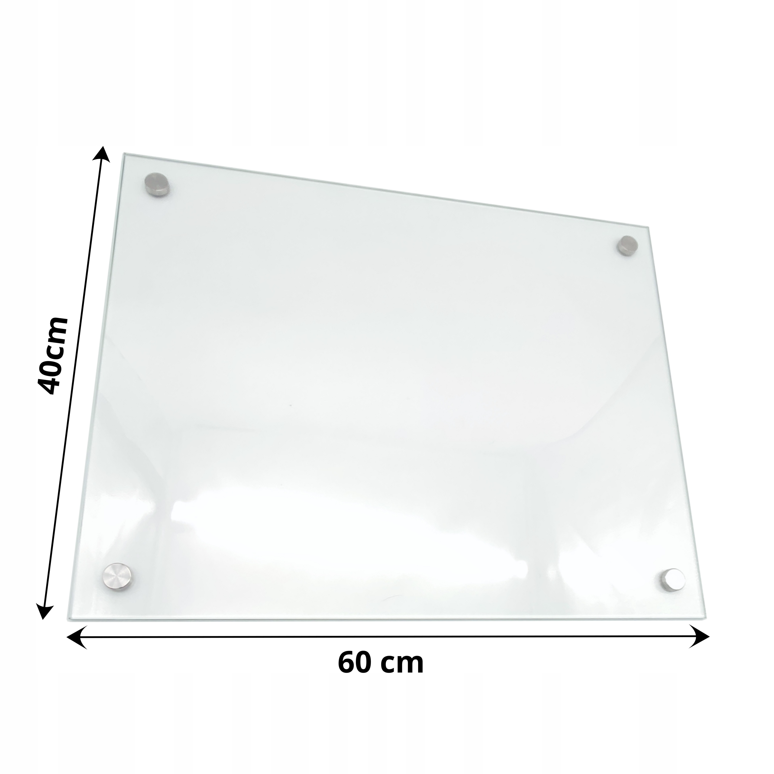 Skleněný panel 60 x 40 cm na vzdálenost 19 x 19 mm