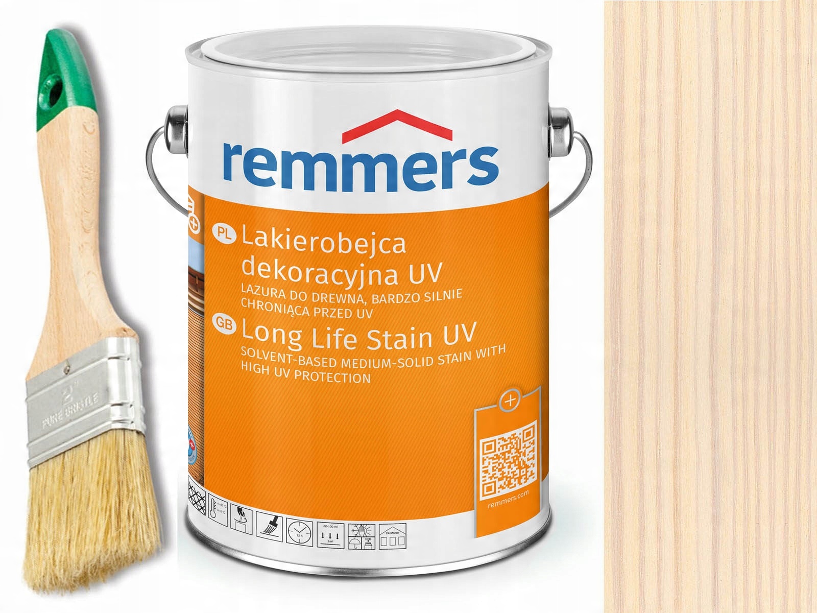 

Dauerschutz-Lasur Uv Remmers Biały 2,5 L 2235