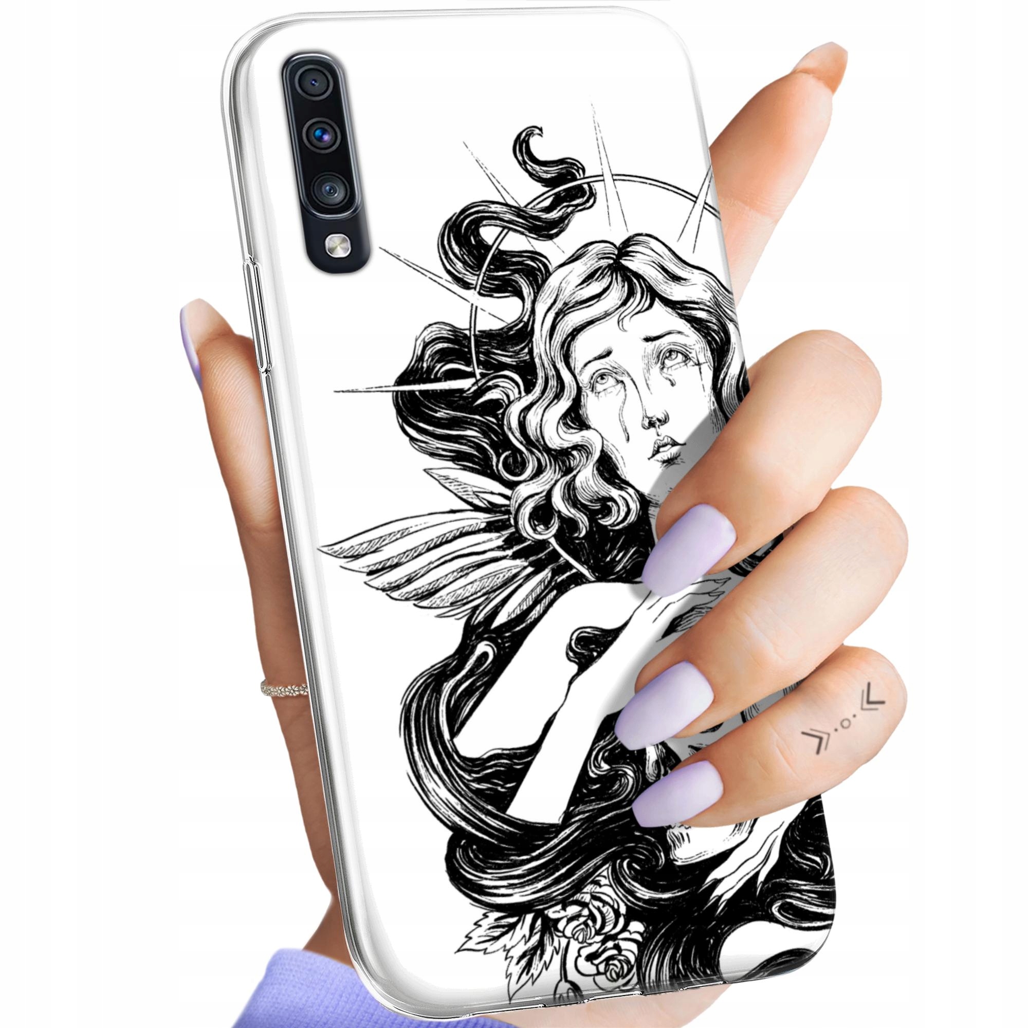 Etui Do Samsung Galaxy A70 A70S Anioł Aniołek Kupidyn Obudowa Case