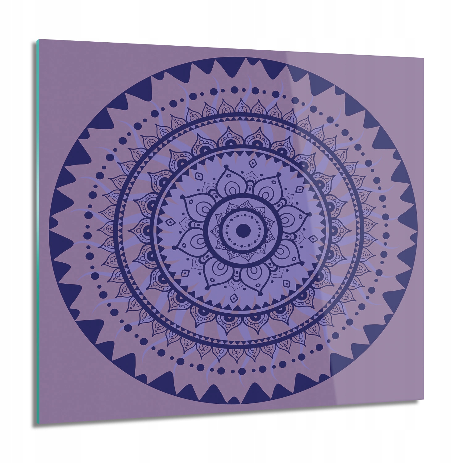 Rozeta mandala kvet Foto sklo 60x60 grafika