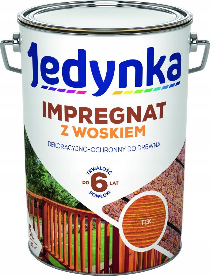 

Jedynka impregnat z woskiem do drewna 5L tek tik