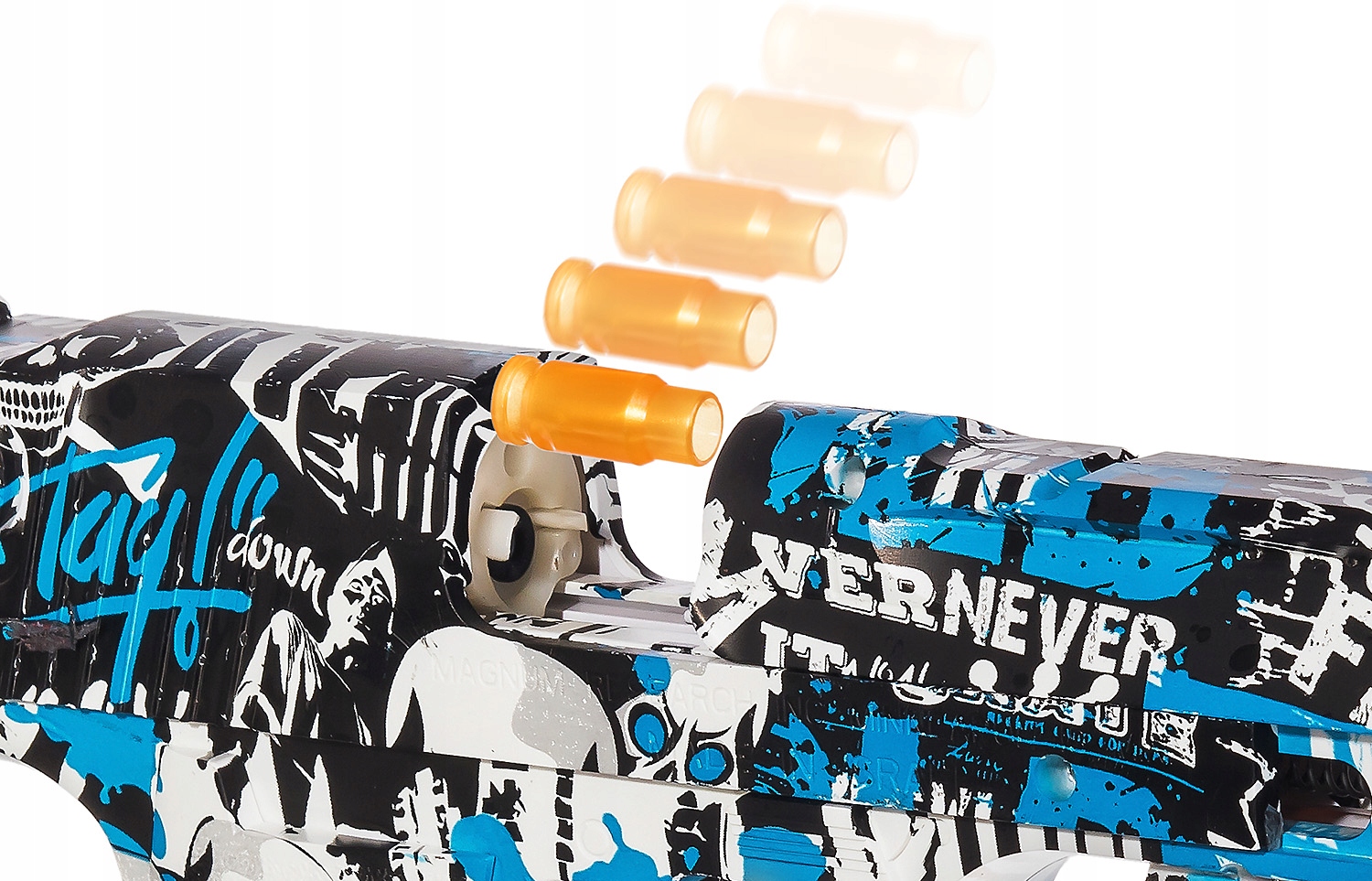 PISTOLET COLT BEZPIECZNE NABOJE PIANKI EVA STRZAŁKI WYPADAJĄCA ŁUSKA Kod producenta Pistolet Strzałki Łuska EVA Pociski GLOCK COL