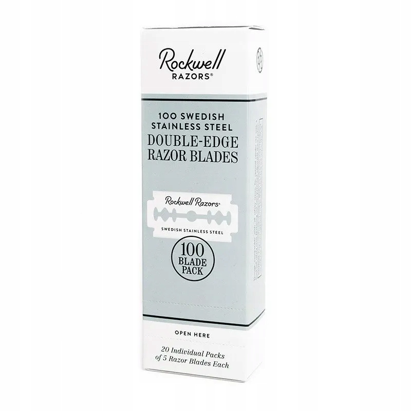 Žiletky na holení Rockwell Razors Safety Razor Blades 100 Ks Pack