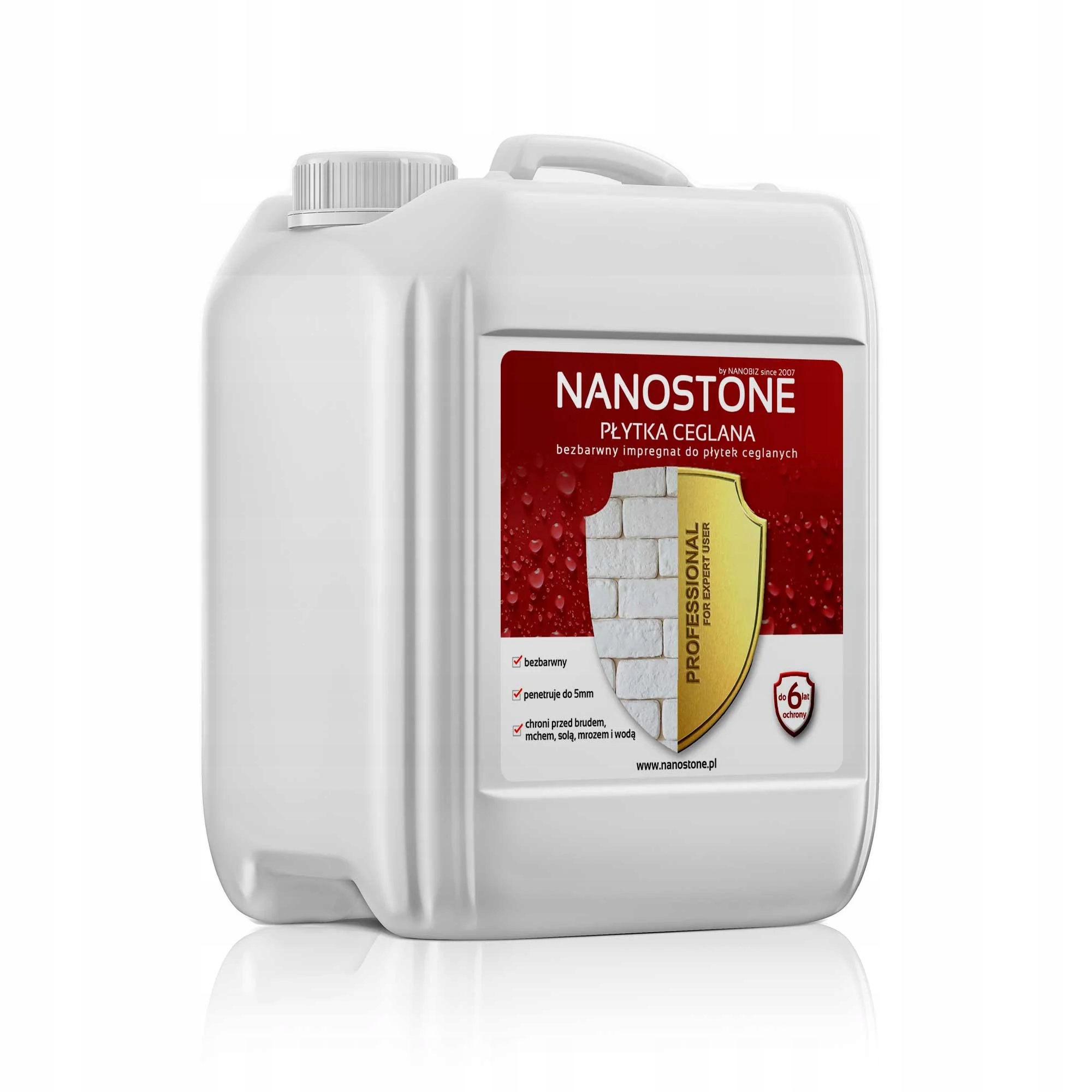 NanoImpregnat hydrofobowy do płytek ceglanych 5L