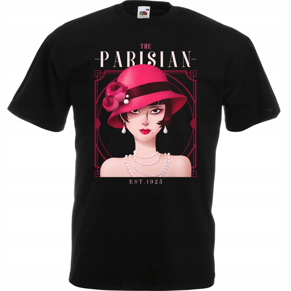 

Koszulka parisian paryżanka Paryż XL czarna