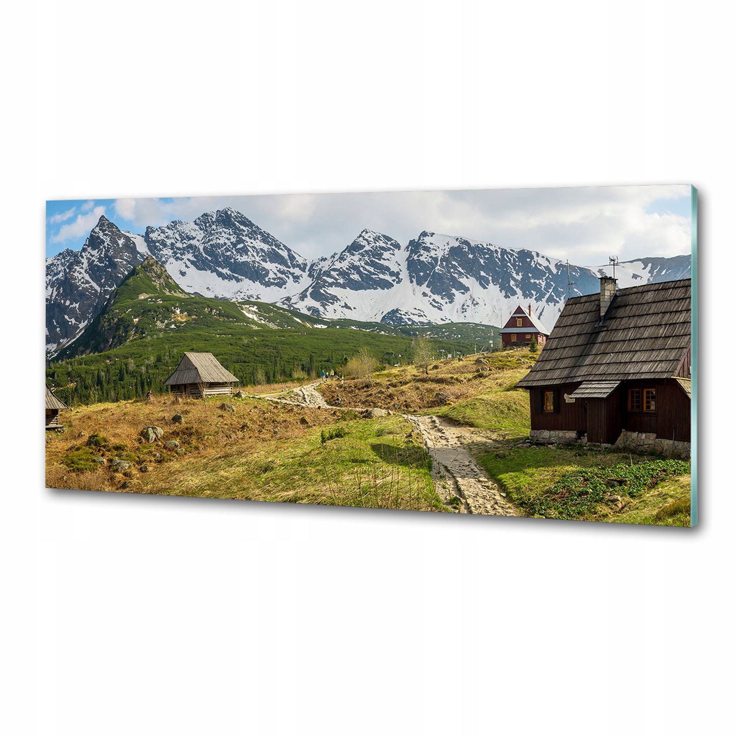 Panel dekor sklo Hale Tatry 125x50 cm Lepidlo