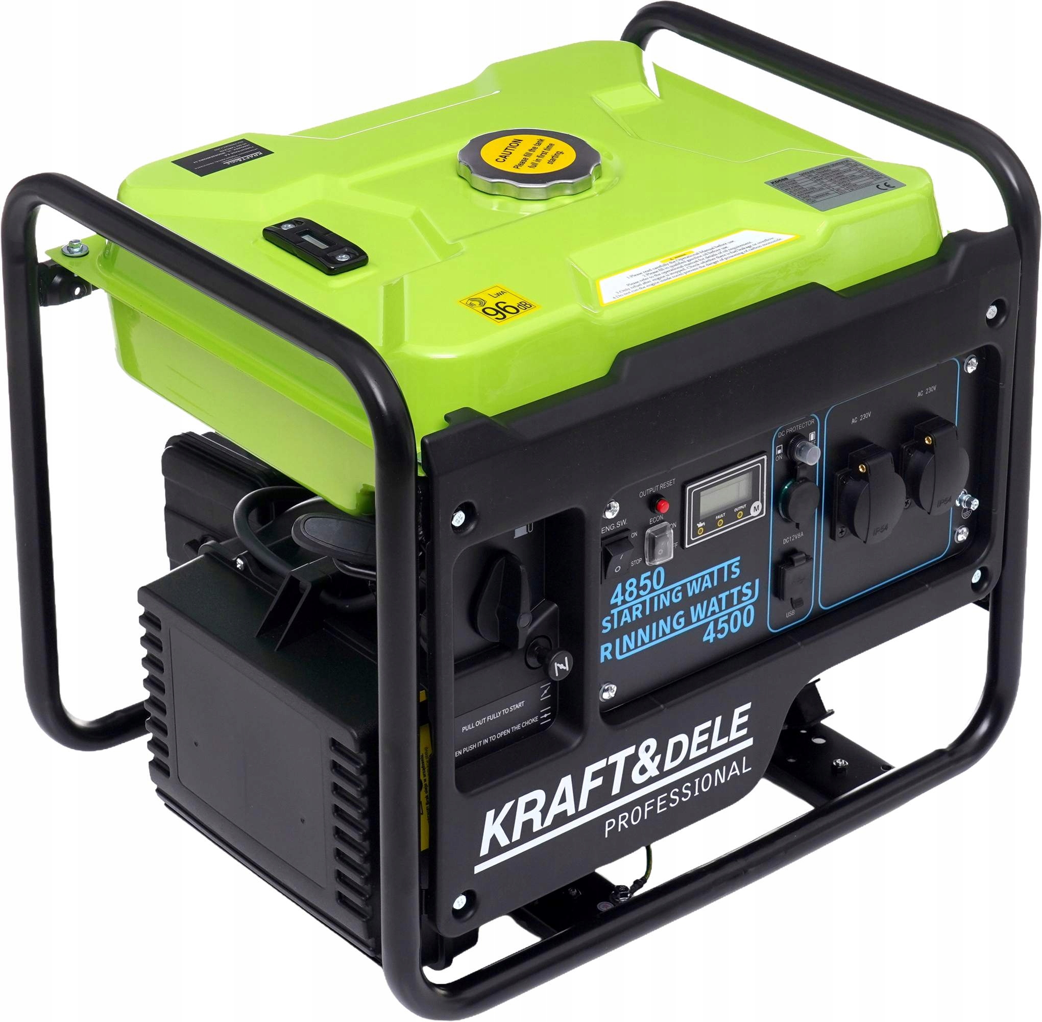 Agregat prądotwórczy inwertorowy 4,5kW 4,85kW Kraft&dele KD688