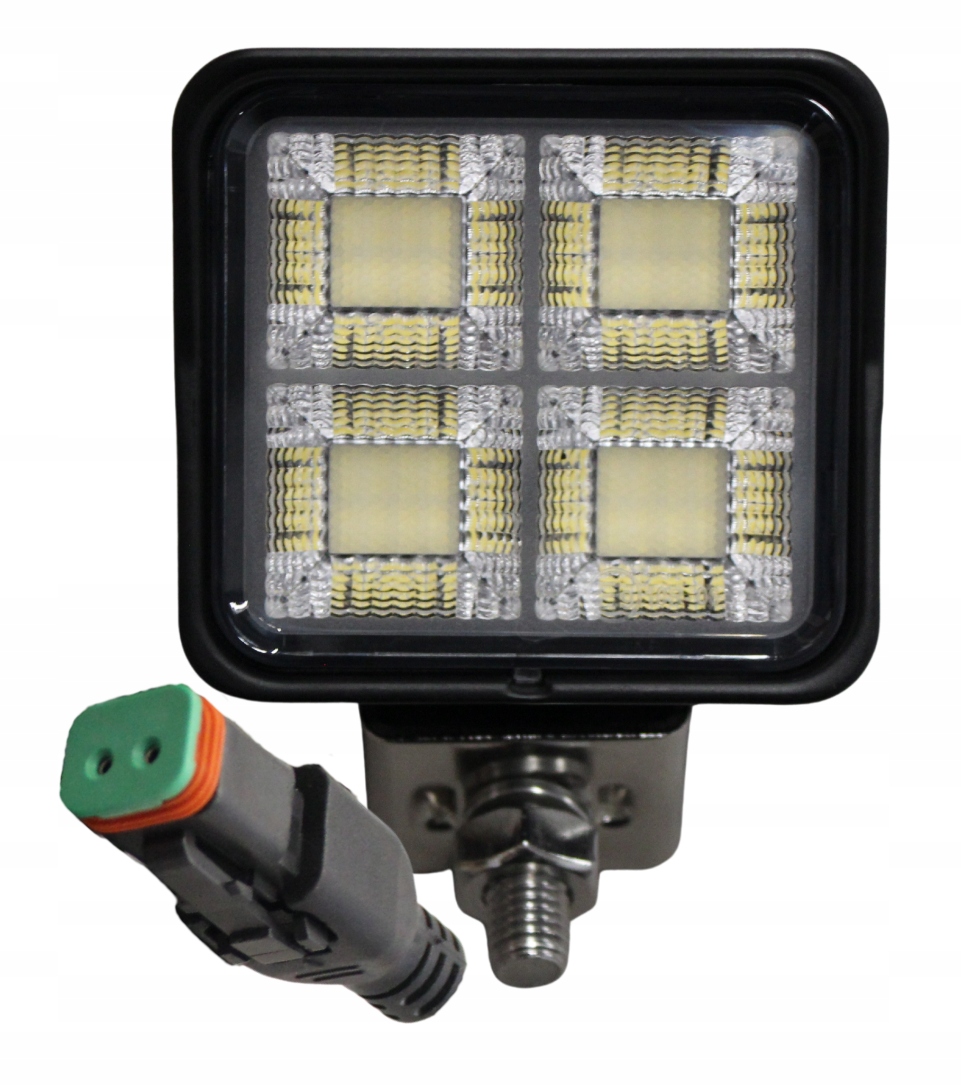 Pracovní Lampa Osram 64LED 64W Rozptýlená Čtvercová S Konektorem Deutsch Dt