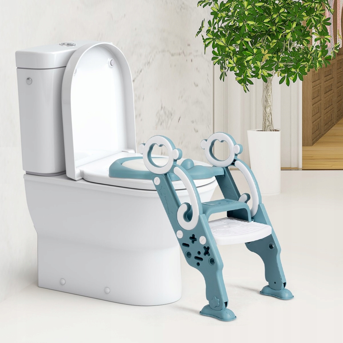 NAKŁADKA DRABINKA NA SEDES ZE STOPNIEM DLA DZIECI Długość 35 cm