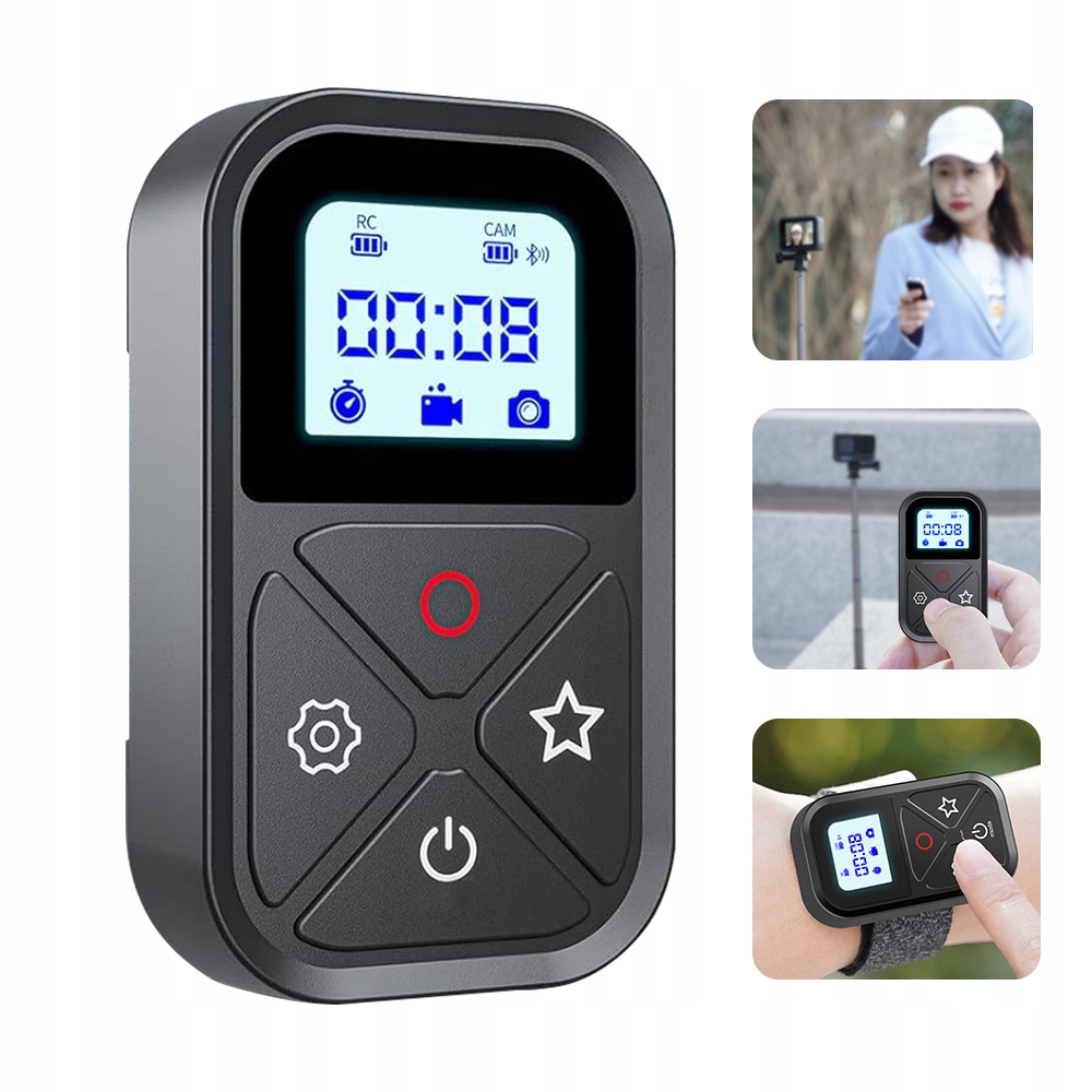 Bezprzewodowy Pilot Bluetooth Do Filmowania Podróżnego Do Gopro 13-8