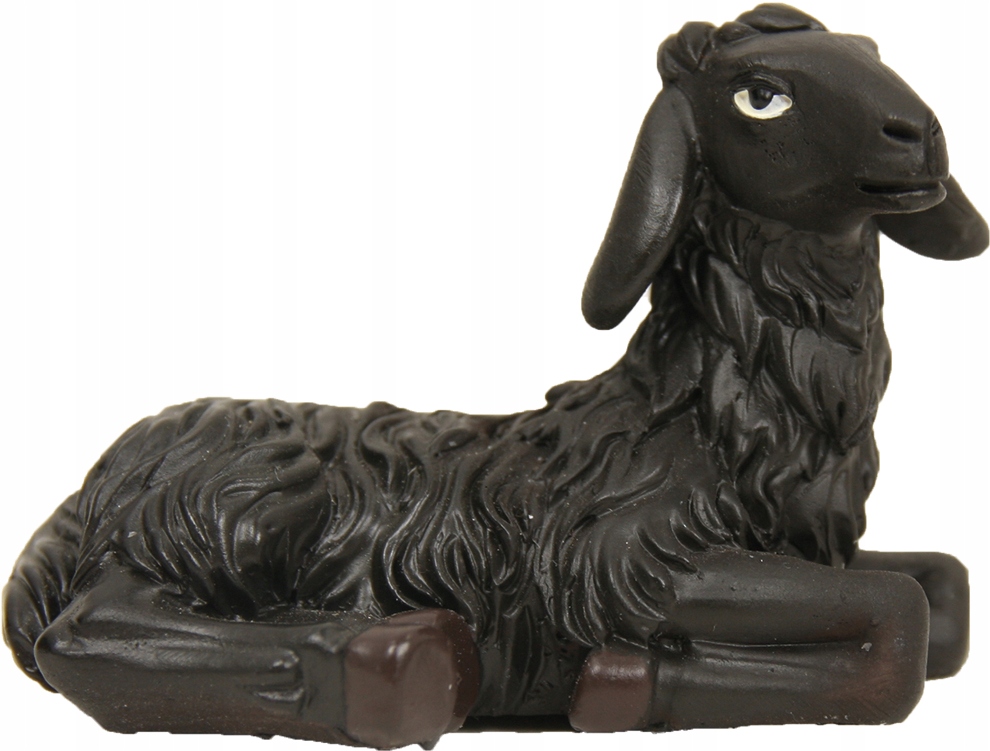 

Czarna Owca leżąca- 2,6cm wysoka do figur 7-9cm