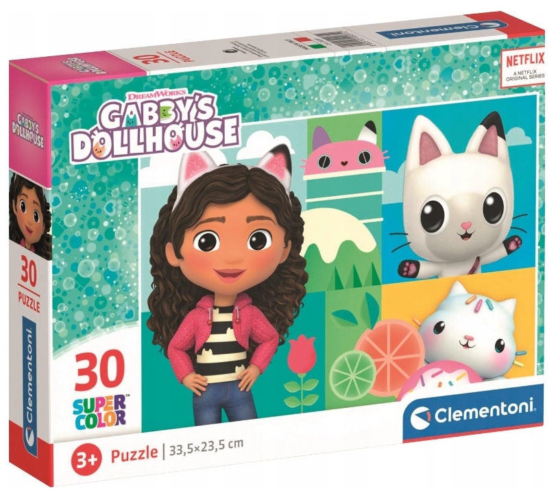 

Puzzle 30 Kolor Koci Domek Gabi Clementoni