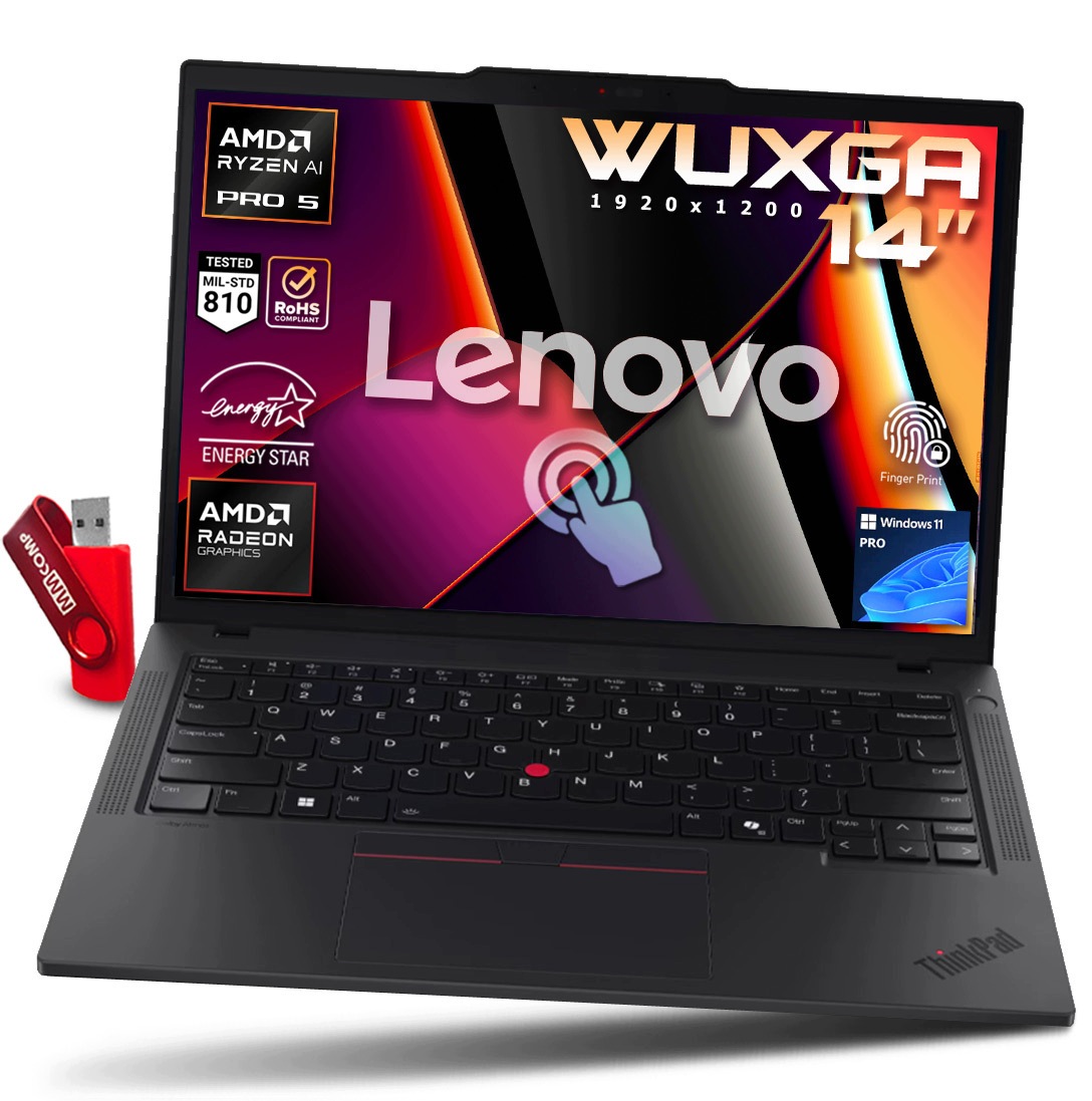 Laptop Lenovo ThinkPad T14 G6 Ryzen Ai 5 Pro 16GB 1TB Ssd Wuxga Ips Dotyk