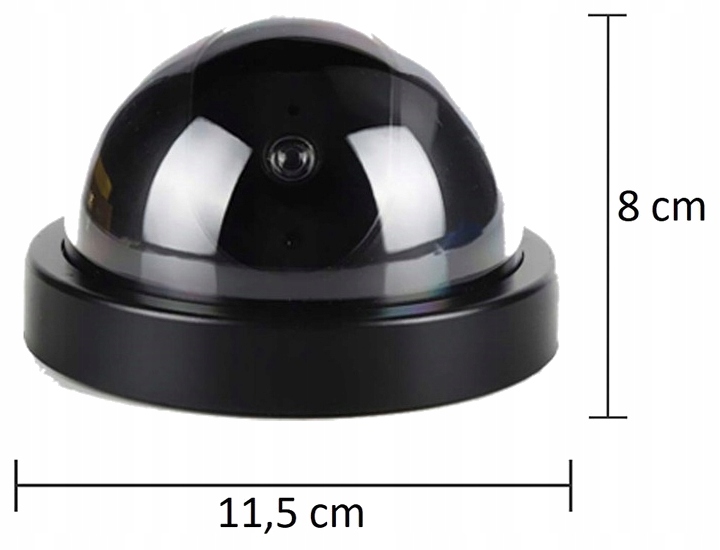 ATRAPA KAMERY PRZEMYSŁOWEJ KAMERA KOPUŁKA DIODA Marka Inna