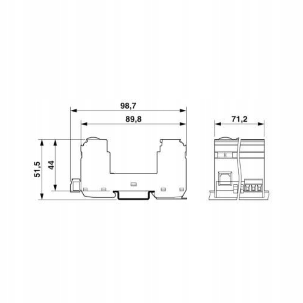 Podstawa ograniczniki 1000V DC VAL-MS 3+V-BE-FM/10 Kod producenta 2908679