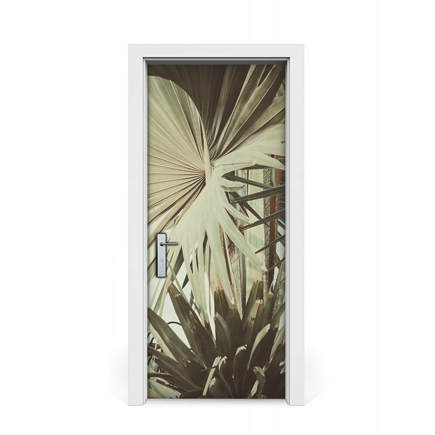 

Naklejki na drzwi Tropikalny krzak 85x205