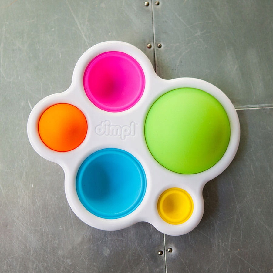 SENSORYCZNE BĄBELKI CHMURKA DIMPL FAT BRAIN TOYS Materiał plastik