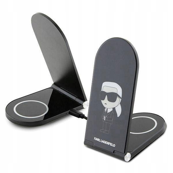 Nabíjačka Karl Lagerfeld Ikonik pre Magsafe Indukčná 15W Skladacia 2v1