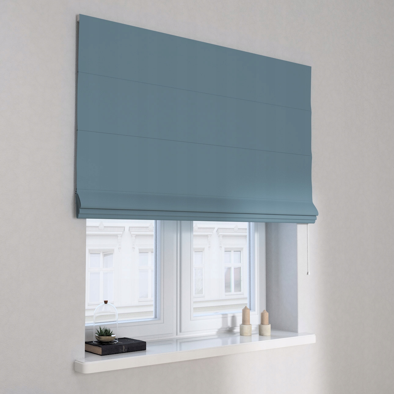 Hotová římská roleta Capri 140 x 180 cm modrá