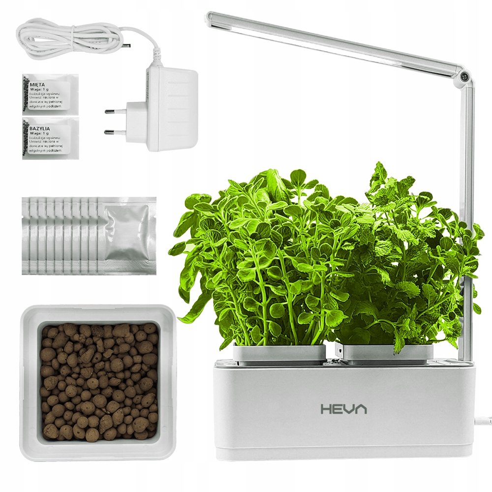 Inteligentna doniczka hydroponiczna Lif lampa do wzrostu roślin Led zestaw