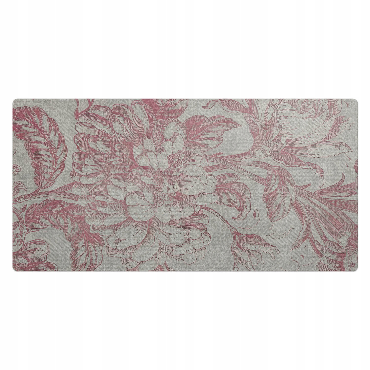 Moderní ochranná podložka na desku Retro květinový dekorativní motiv 100 x 50 cm