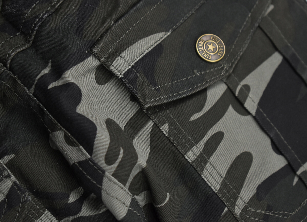 PERFECT Nowe Spodnie BOJÓWKI Ocieplane Moro - 158 Płeć chłopcy