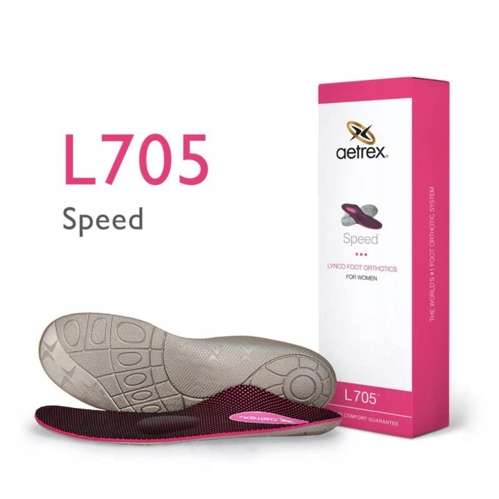 Ortopedické vložky Aetrex Speed L705 s podporou nártu 35.0