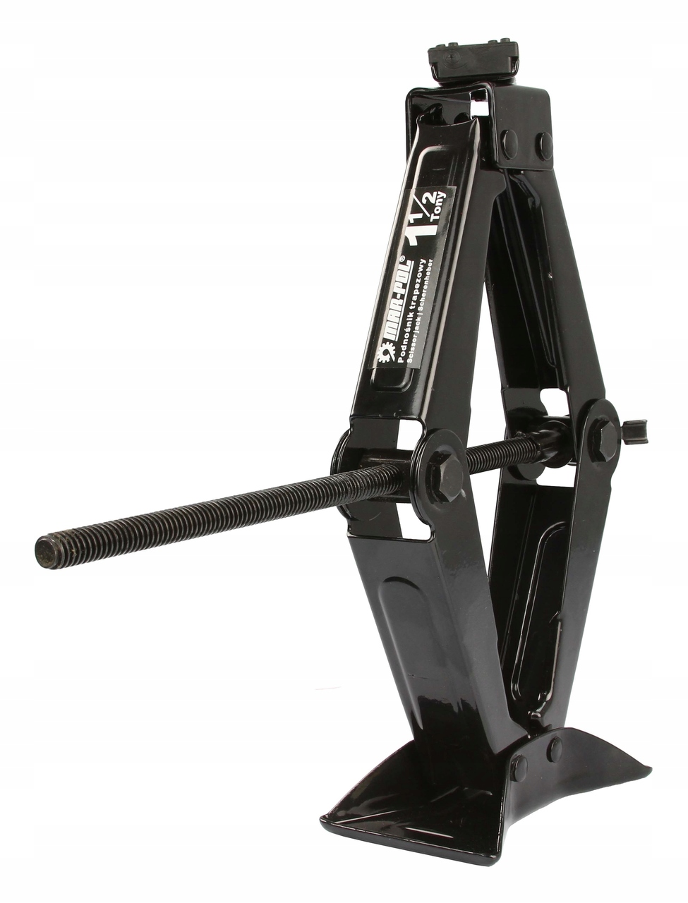 PODNOŚNIK SAMOCHODOWY TRAPEZOWY LEWAREK KLUCZ GUMA Kod producenta M80259