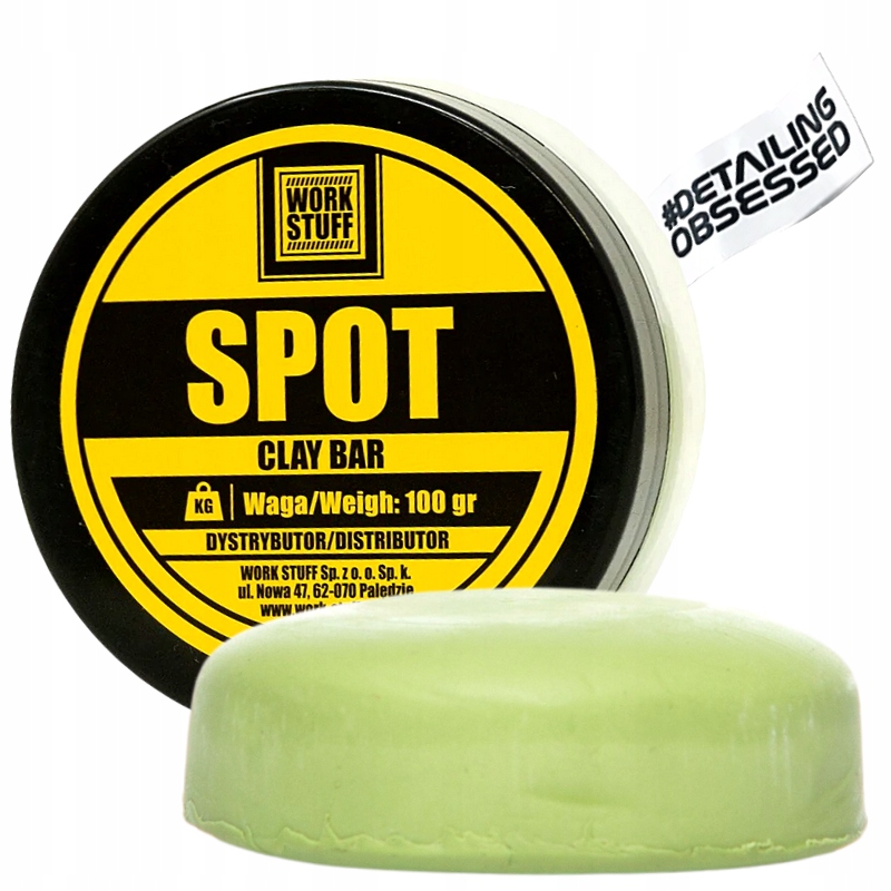 

Glinka Średnia Work Stuff Spot Clay Bar 100g