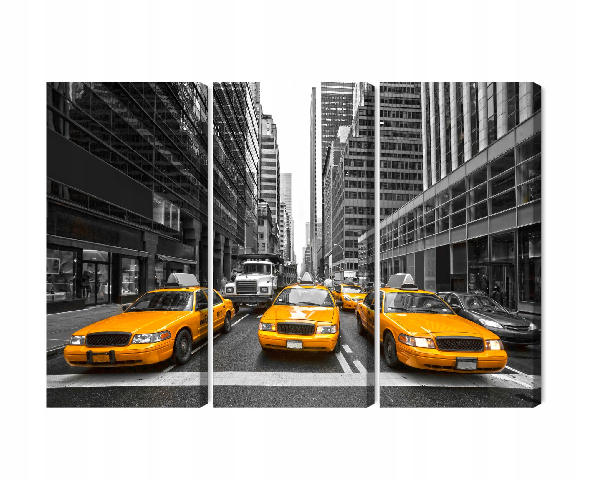 Vícedílný obraz Žluté taxíky v New Yorku Canvas 150x100